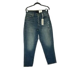 Lucky Brand Drew Mom High Rise Tapered Leg Denim Blue Jeans 10/30